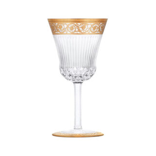 Saint-Louis Crystal Thistle Gold Water Glass No. 2 | Kneen & Co