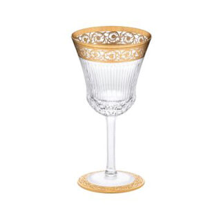 Saint-Louis Crystal Thistle Gold Wine Glass No. 3 | Kneen & Co