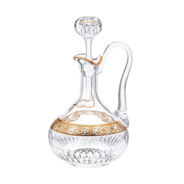 SAINTLOUIS-ThistleGold-30704700-2-1200x1200-100KB Saint-Louis Crystal Thistle Gold Wine Decanter with Handle | Kneen & Co