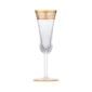 Saint-Louis Crystal Thistle Gold Champagne Flute | Kneen & Co