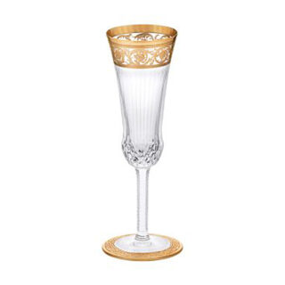 Saint-Louis Crystal Thistle Gold Champagne Flute | Kneen & Co