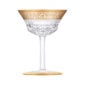 Saint-Louis Crystal Thistle Gold Champagne Coupe | Kneen & Co