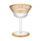 Saint-Louis Crystal Thistle Gold Champagne Coupe | Kneen & Co