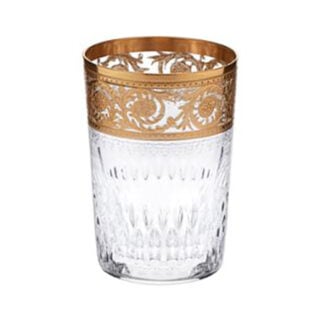 Saint-Louis Crystal Thistle Gold Tea Tumbler | Kneen & Co