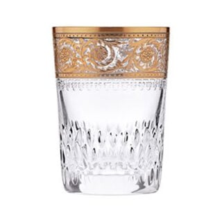 Saint-Louis Crystal Thistle Gold Tea Tumbler | Kneen & Co