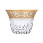 Saint-Louis Crystal Thistle Gold Oriental Coffee Cup | Kneen & Co