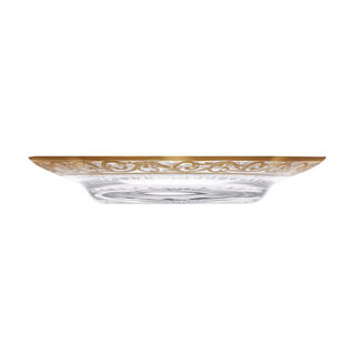 Saint-Louis Crystal Thistle Gold Saucer | Kneen & Co