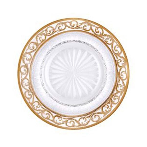 SAINTLOUIS-ThistleGold-30713800-2-1200x1200-100KB Saint-Louis Crystal Thistle Gold Saucer | Kneen & Co