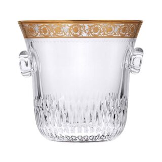 Saint-Louis Crystal Thistle Gold Champagne Bucket | Kneen & Co