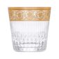 Saint-Louis Crystal Thistle Gold Large Old Fashioned | Kneen & Co