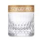 Saint-Louis Crystal Thistle Gold Cylindrical Tumbler | Kneen & Co