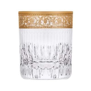 Saint-Louis Crystal Thistle Gold Small Cylindrical Tumbler | Kneen & Co
