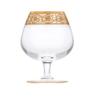 Saint-Louis Crystal Thistle Gold Tasting Glass | Kneen & Co