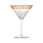 Saint-Louis Crystal Thistle Gold Cocktail Glass | Kneen & Co