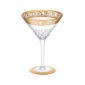 Saint-Louis Crystal Thistle Gold Cocktail Glass | Kneen & Co