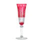 Saint-Louis Crystal Tommy Red Champagne Flute | Kneen & Co