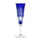 Saint-Louis Crystal Tommy Dark Blue Champagne Flute | Kneen & Co