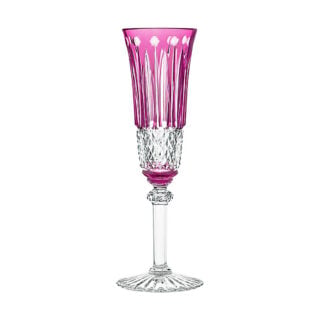 Saint-Louis Crystal Tommy Amethyst Champagne Flute | Kneen & Co