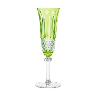 Saint-Louis Crystal Tommy Chartreuse Champagne Flute | Kneen & Co
