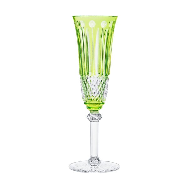 Saint-Louis Crystal Tommy Chartreuse Champagne Flute | Kneen & Co