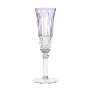 Saint-Louis Crystal Tommy Purple Champagne Flute | Kneen & Co