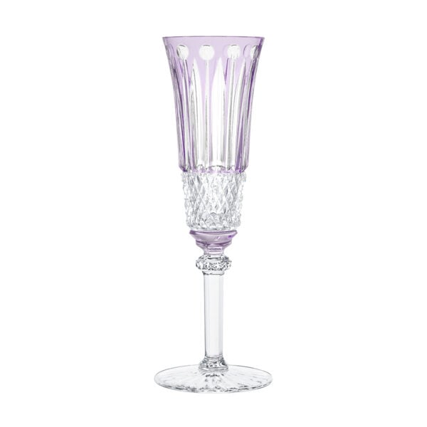 SAINTLOUIS-TommyClrd-ChampgnFlutes-12408030-Purple-front-1200x1200-100KB Saint-Louis Crystal Tommy Purple Champagne Flute | Kneen & Co