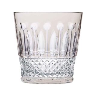 Saint-Louis Crystal Tommy Flannel Grey Medium Old Fashioned | Kneen & Co