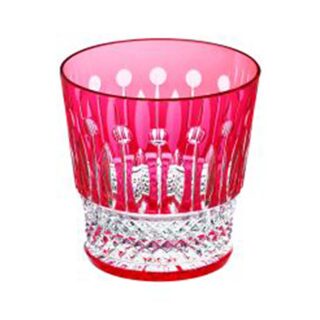 Saint-Louis Crystal Tommy Red Medium Old Fashioned | Kneen & Co