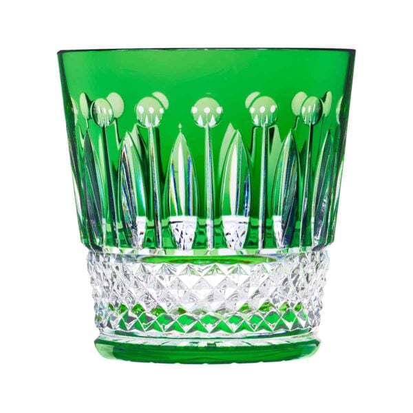 Saint-Louis Crystal Tommy Green Medium Old Fashioned | Kneen & Co