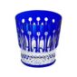 Saint-Louis Crystal Tommy Dark Blue Medium Old Fashioned | Kneen & Co