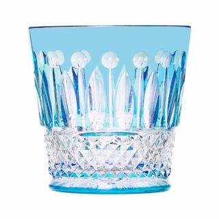Saint-Louis Crystal Tommy Sky Blue Medium Old Fashioned | Kneen & Co