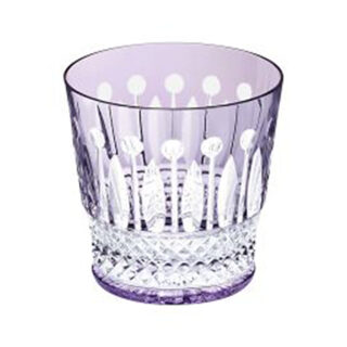Saint-Louis Crystal Tommy Purple Medium Old Fashioned | Kneen & Co