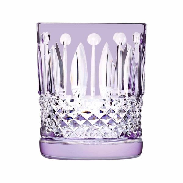 Saint-Louis Crystal Tommy Purple Small Cylindrical Tumbler| Kneen & Co