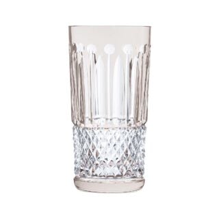 Saint-Louis Crystal Tommy Flannel Grey Highball | Kneen & Co