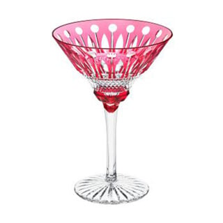 Saint-Louis Crystal Tommy Red Cocktail Glass | Kneen & Co