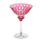 Saint-Louis Crystal Tommy Red Cocktail Glass | Kneen & Co