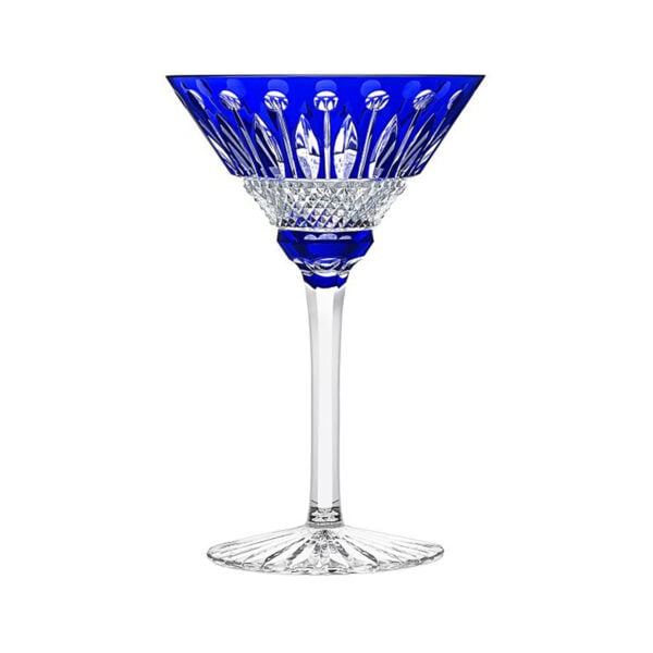 Saint-Louis Crystal Tommy Dark Blue Cocktail Glass | Kneen & Co