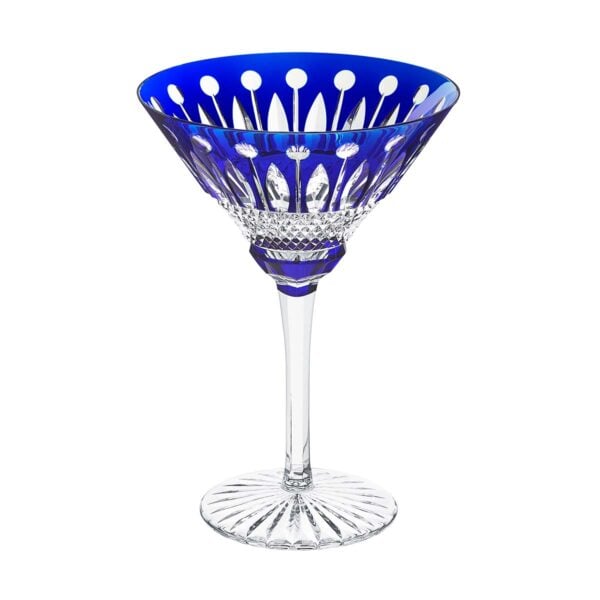 Saint-Louis Crystal Tommy Dark Blue Cocktail Glass | Kneen & Co