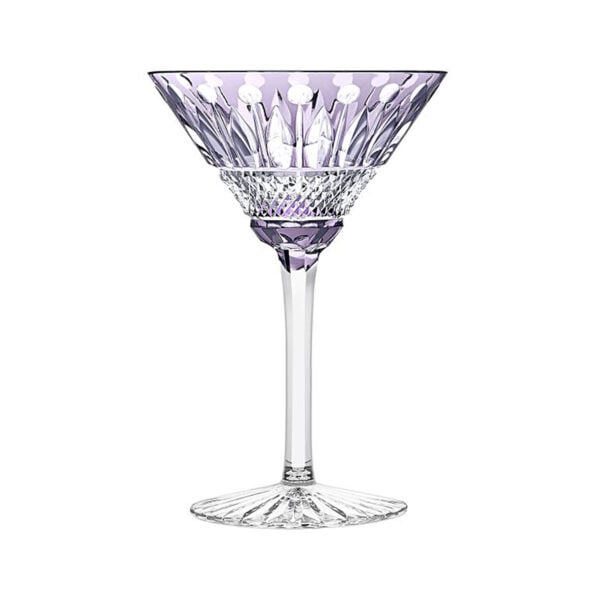 Saint-Louis Crystal Tommy Purple Cocktail Glass | Kneen & Co