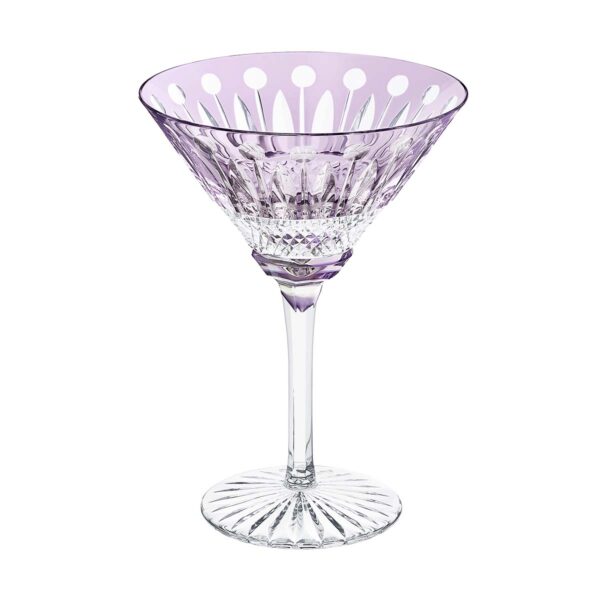 Saint-Louis Crystal Tommy Purple Cocktail Glass | Kneen & Co