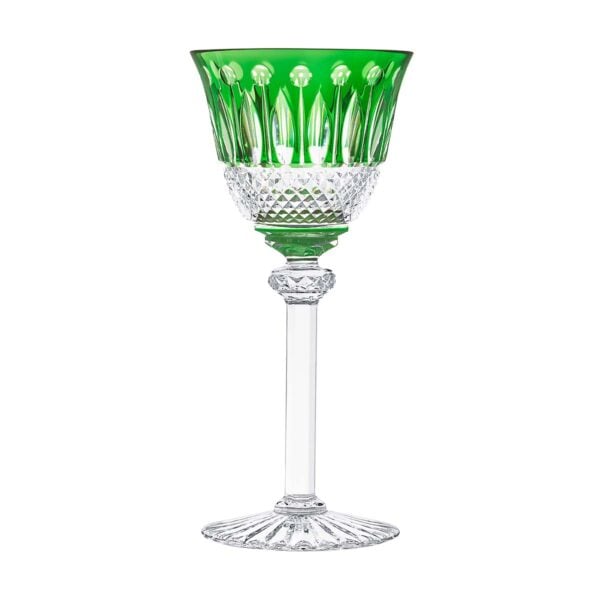 SAINTLOUIS-TommyClrdHocks-12402022-Greenhock_front-1200x1200-100KB Saint-Louis Crystal Tommy Green Hock | Kneen & Co