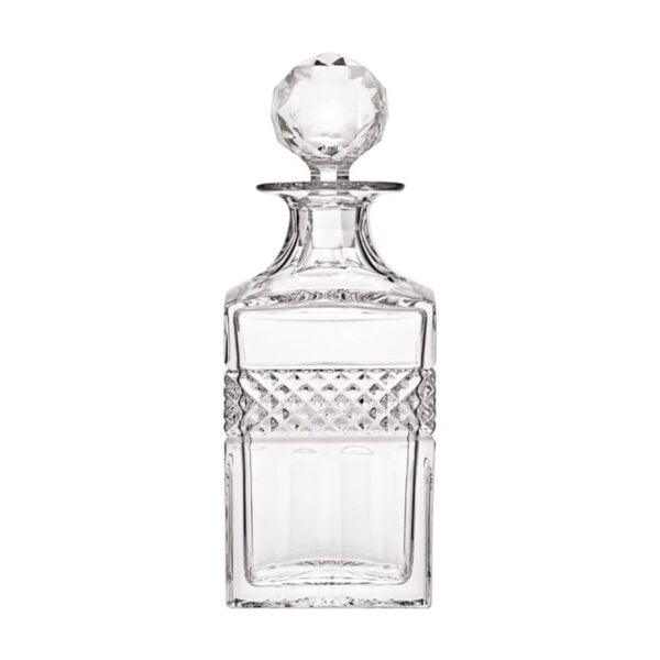 Saint-Louis Crystal Trianon Square Decanter | Kneen & Co