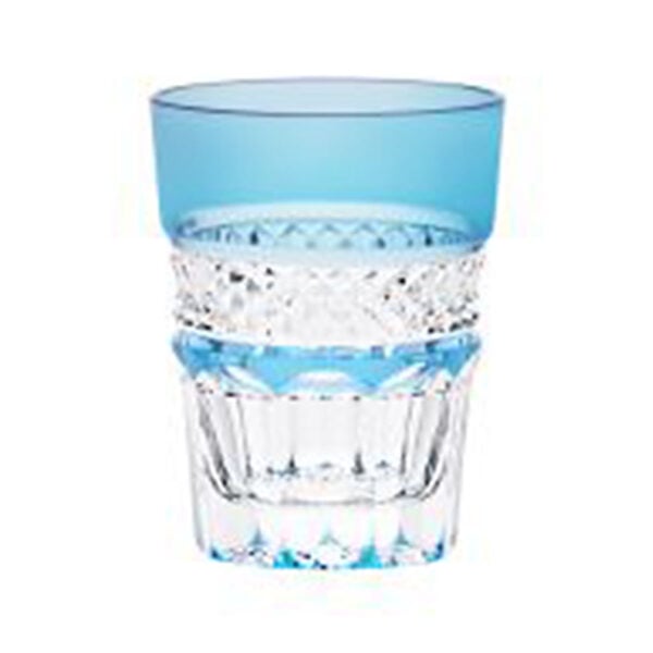 Saint-Louis Crystal Trianon Sky Blue Shot Glass | Kneen & Co