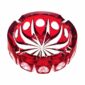 Saint Louis Red Crystal Ashtray | Kneen & Co