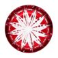 Saint Louis Red Crystal Ashtray | Kneen & Co