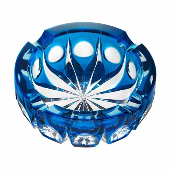 SAINTLOUIS-ambassadeur-43000226-cendrier-bleu-clair-diving2-rvb-1200x1200-100KB Saint Louis Blue Crystal Ashtray | Kneen & Co