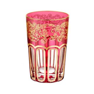 Saint-Louis Crystal Rabat Red Tea Tumbler | Kneen & Co