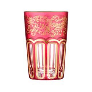 Saint-Louis Crystal Rabat Red Tea Tumbler | Kneen & Co