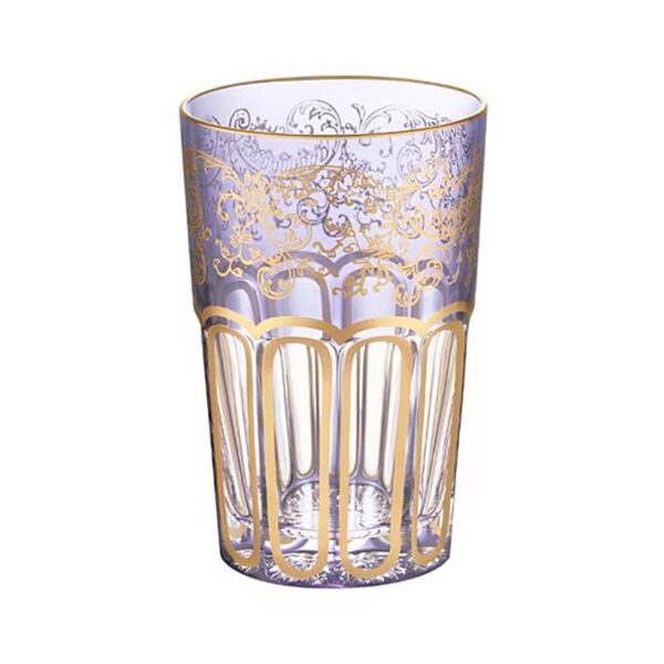 SAINTLOUIS-rabat-47003930-gobelet-a-the-violet-diving-rvb-1200x1200-100KB Saint-Louis Crystal Rabat Purple Tea Tumbler | Kneen & Co