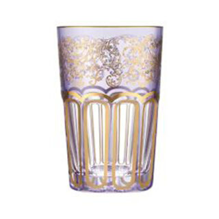 Saint-Louis Crystal Rabat Purple Tea Tumbler | Kneen & Co